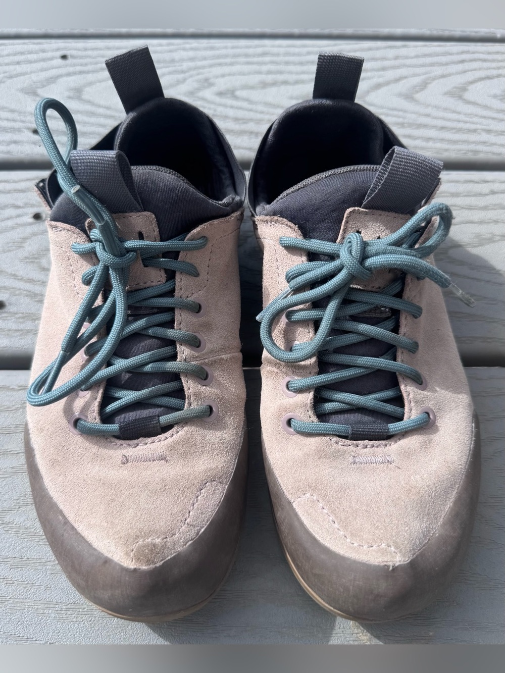 Black Diamond Session Suede Pale Mauve Approach Climbing Shoes Sz USW 7.5 USM 6
